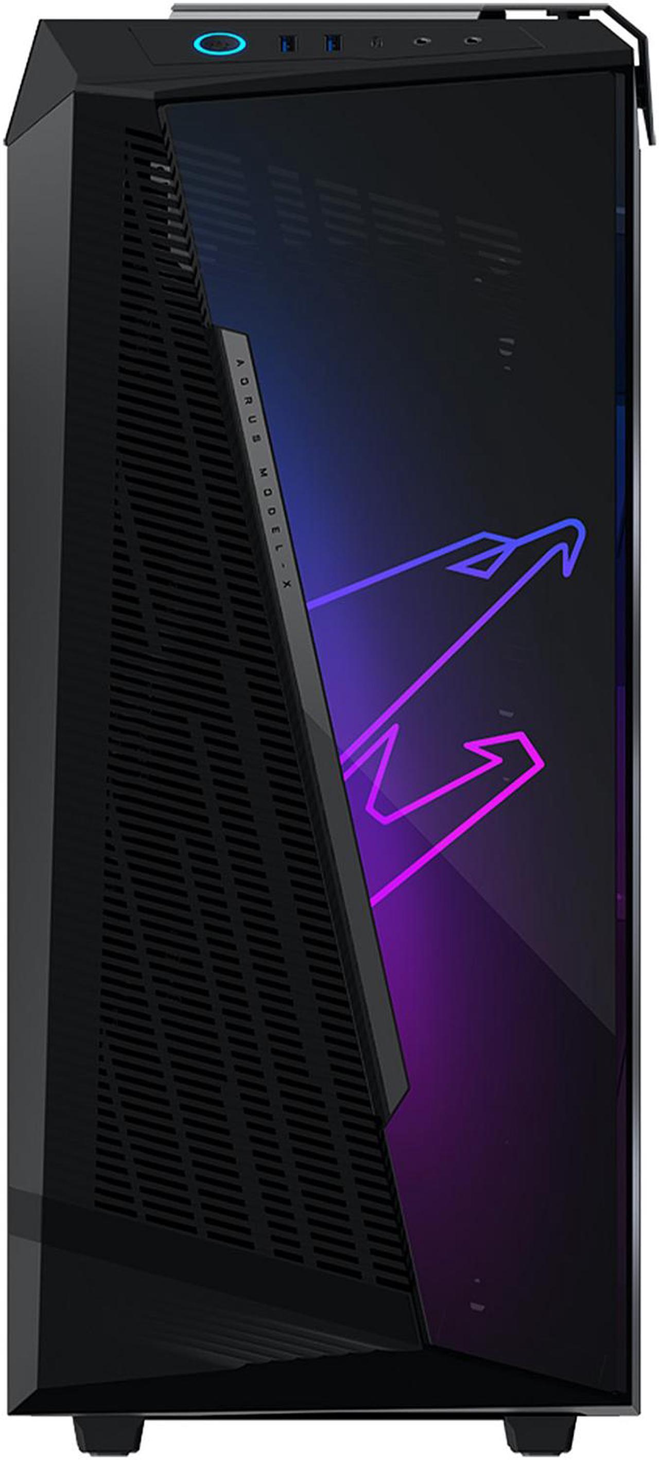 Alt view image 2 of 7 - AORUS MODEL X Gaming PC Computer Desktop (Intel i9-12900K, NVIDIA GeForce RTX 3080 GDDR6X 10GB, 32GB DDR5 RAM, 2TB M.2 SSD) - AMXI9N8A-2171