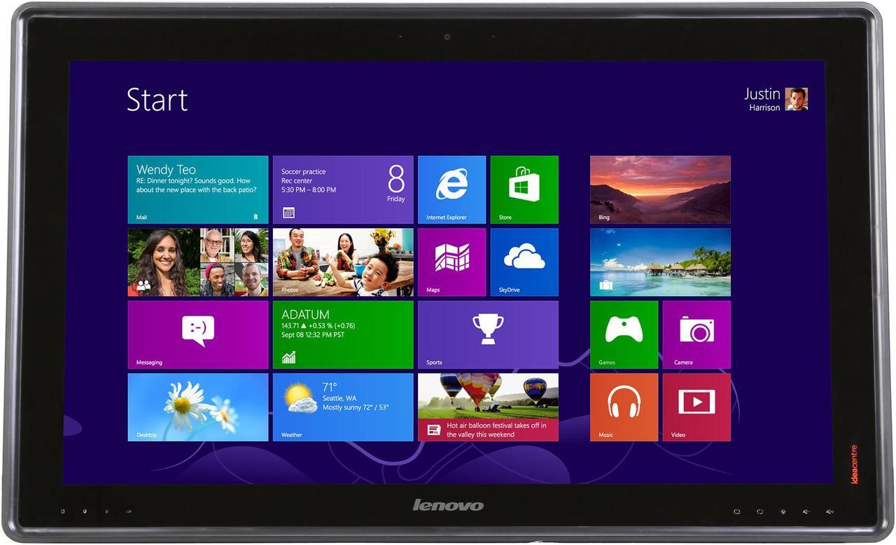 Alt view image 2 of 11 - Lenovo Horizon 27" AlO Touch Intel Core i7-3537U 8GB / 1TB HDD  (57315177)