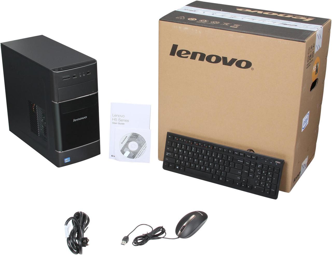 Alt view image 9 of 9 - Lenovo Desktop PC H520 (57315552) Intel Core i5-3330 8GB DDR3 1TB HDD Intel HD Graphics 2500 Windows 8