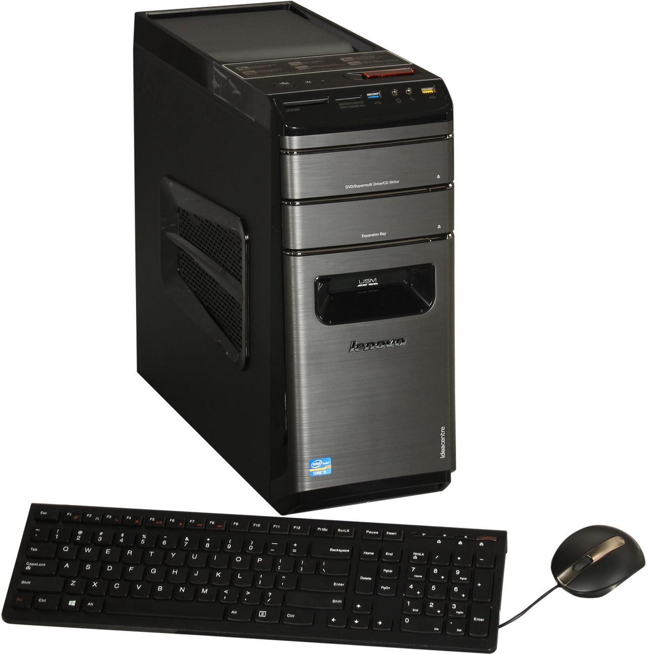 Main image of Lenovo Desktop PC IdeaCentre K450 (57315524) Intel Core i5-4430 8GB DDR3 1TB HDD Intel HD Graphics 4600 Windows 8