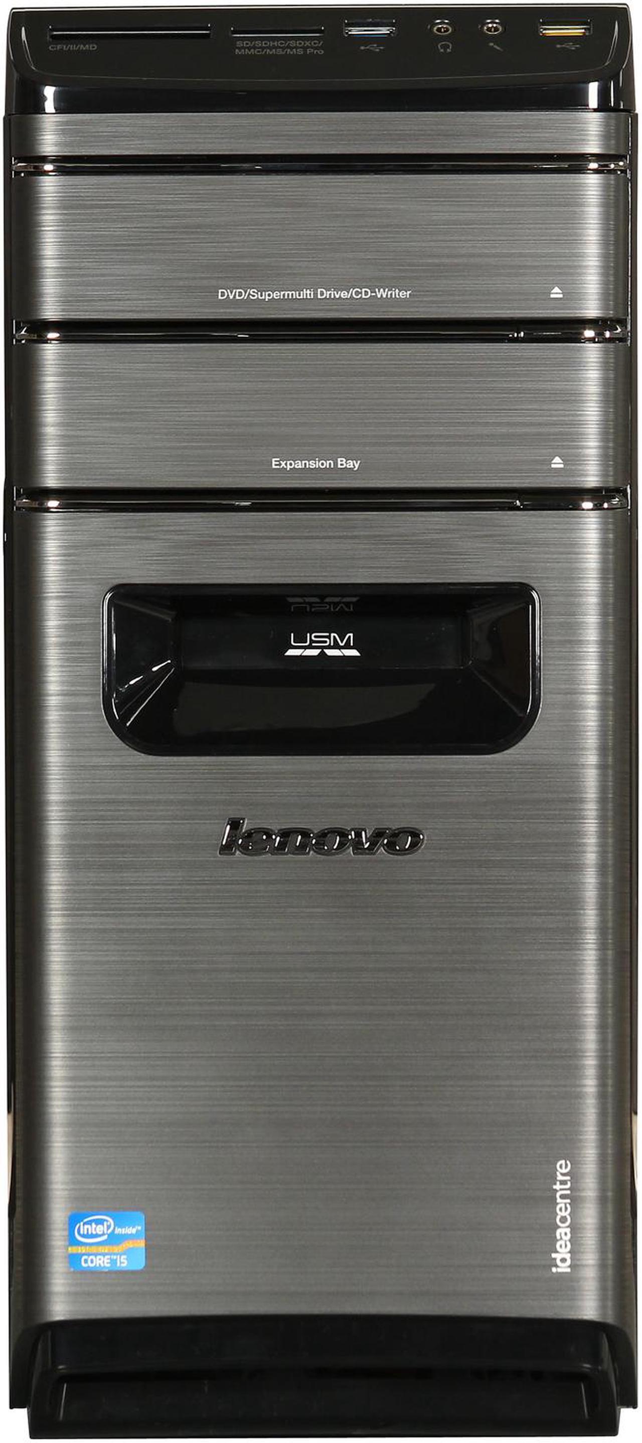 Alt view image 2 of 10 - Lenovo Desktop PC IdeaCentre K450 (57315524) Intel Core i5-4430 8GB DDR3 1TB HDD Intel HD Graphics 4600 Windows 8