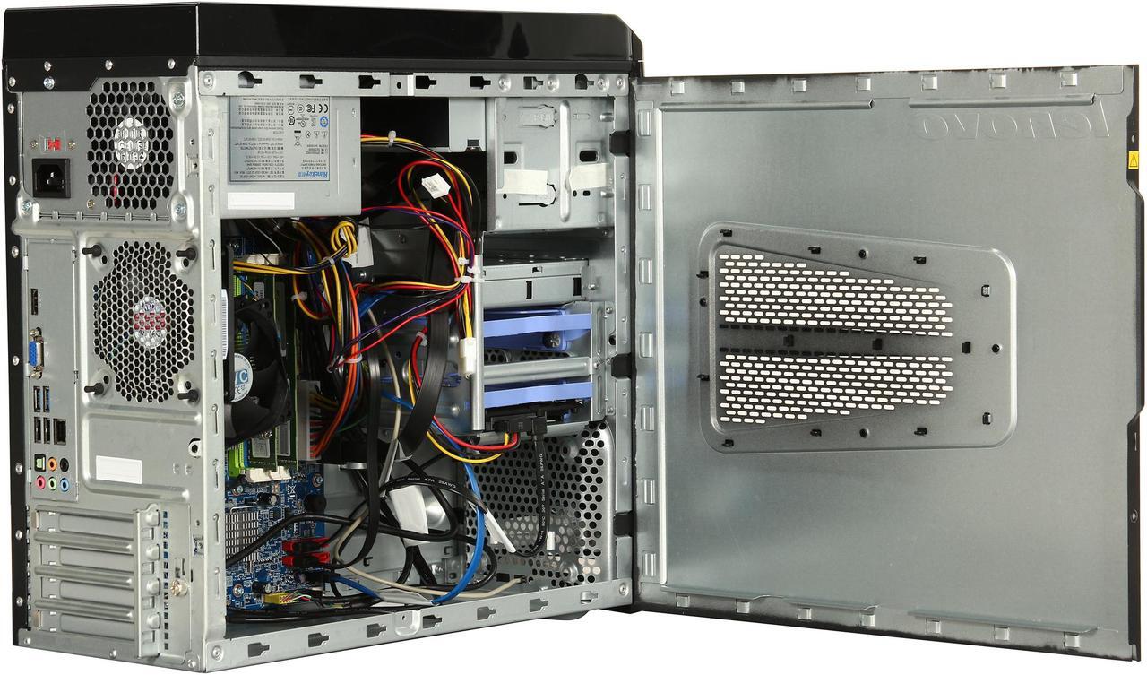 Alt view image 5 of 10 - Lenovo Desktop PC IdeaCentre K450 (57315524) Intel Core i5-4430 8GB DDR3 1TB HDD Intel HD Graphics 4600 Windows 8