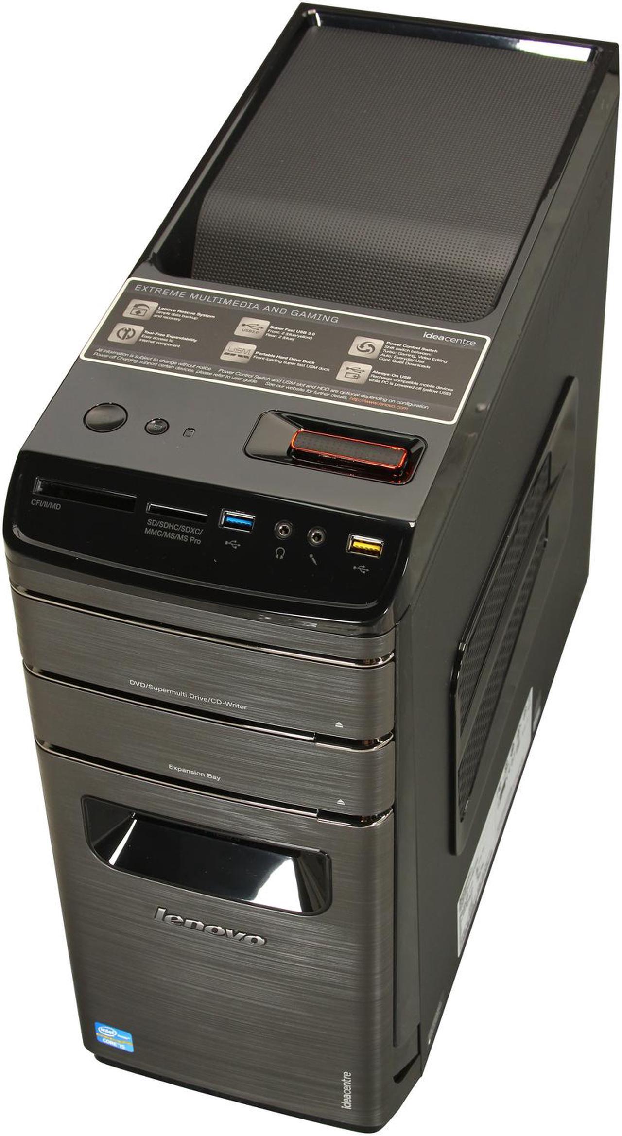 Alt view image 8 of 10 - Lenovo Desktop PC IdeaCentre K450 (57315524) Intel Core i5-4430 8GB DDR3 1TB HDD Intel HD Graphics 4600 Windows 8