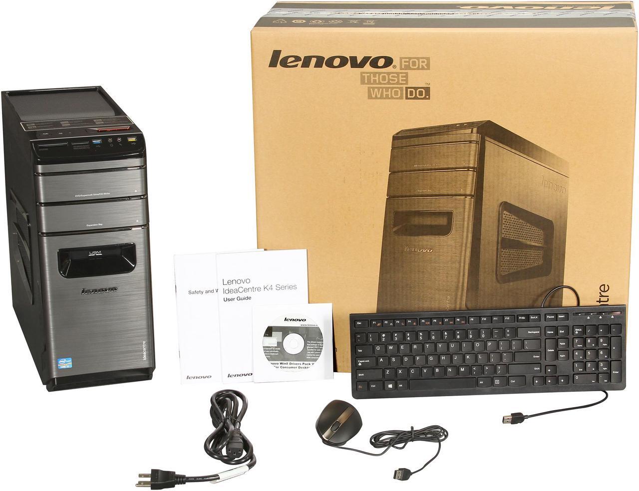 Alt view image 10 of 10 - Lenovo Desktop PC IdeaCentre K450 (57315524) Intel Core i5-4430 8GB DDR3 1TB HDD Intel HD Graphics 4600 Windows 8