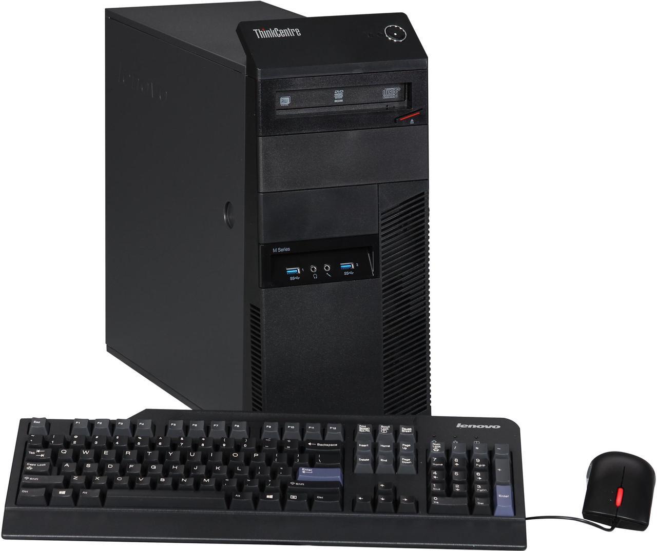 Main image of ThinkCentre M93p 10A7000QUS Desktop PC Intel Core i7 4770 (3.40GHz) 8GB DDR3 1TB HDD No Screen Windows 7 Professional 64-bit