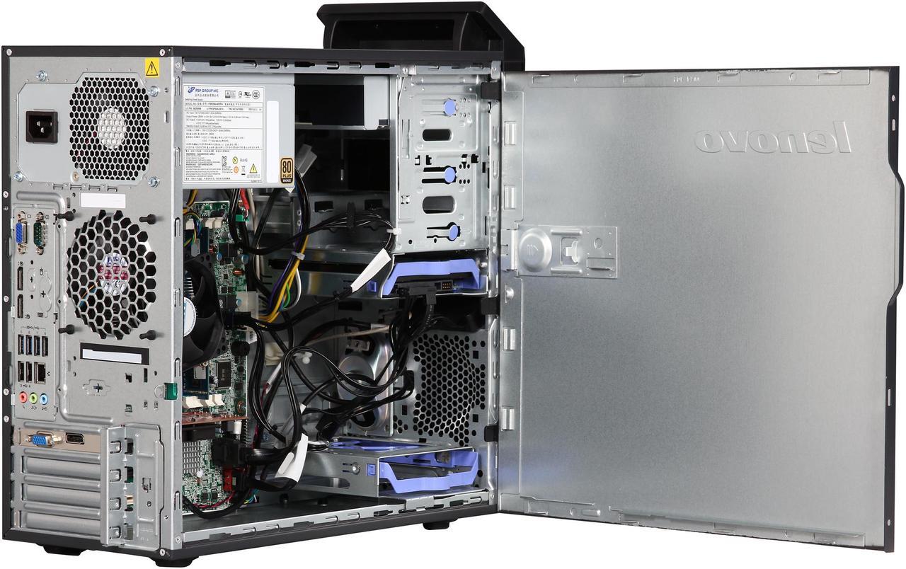 Alt view image 5 of 9 - ThinkCentre M93p 10A7000QUS Desktop PC Intel Core i7 4770 (3.40GHz) 8GB DDR3 1TB HDD No Screen Windows 7 Professional 64-bit