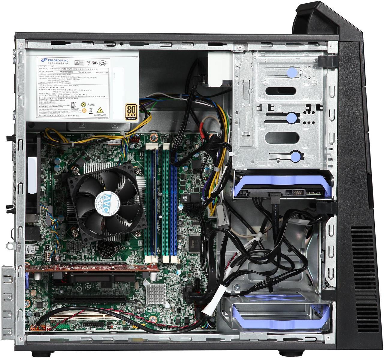 Alt view image 6 of 9 - ThinkCentre M93p 10A7000QUS Desktop PC Intel Core i7 4770 (3.40GHz) 8GB DDR3 1TB HDD No Screen Windows 7 Professional 64-bit