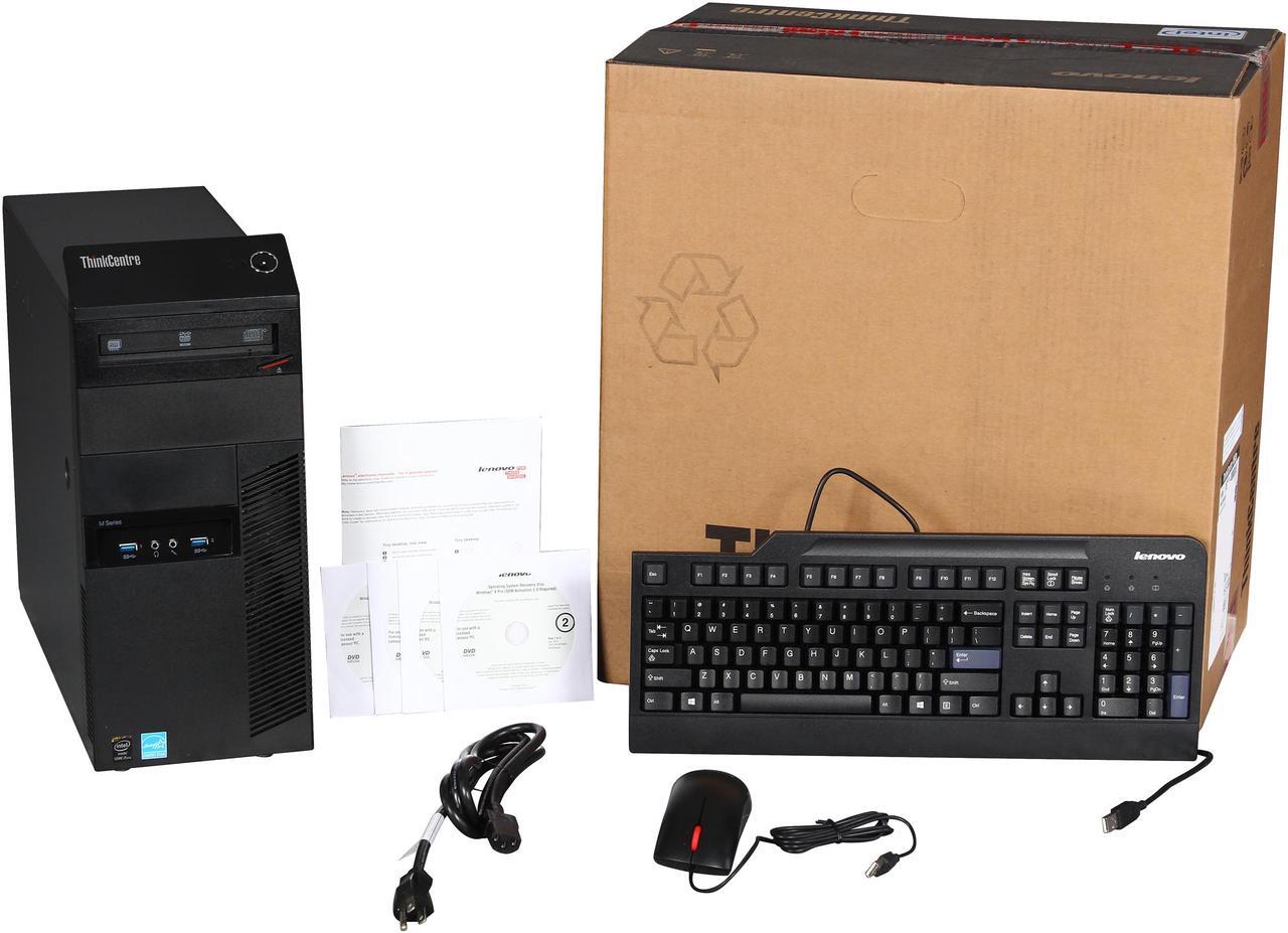 Alt view image 9 of 9 - ThinkCentre M93p 10A7000QUS Desktop PC Intel Core i7 4770 (3.40GHz) 8GB DDR3 1TB HDD No Screen Windows 7 Professional 64-bit