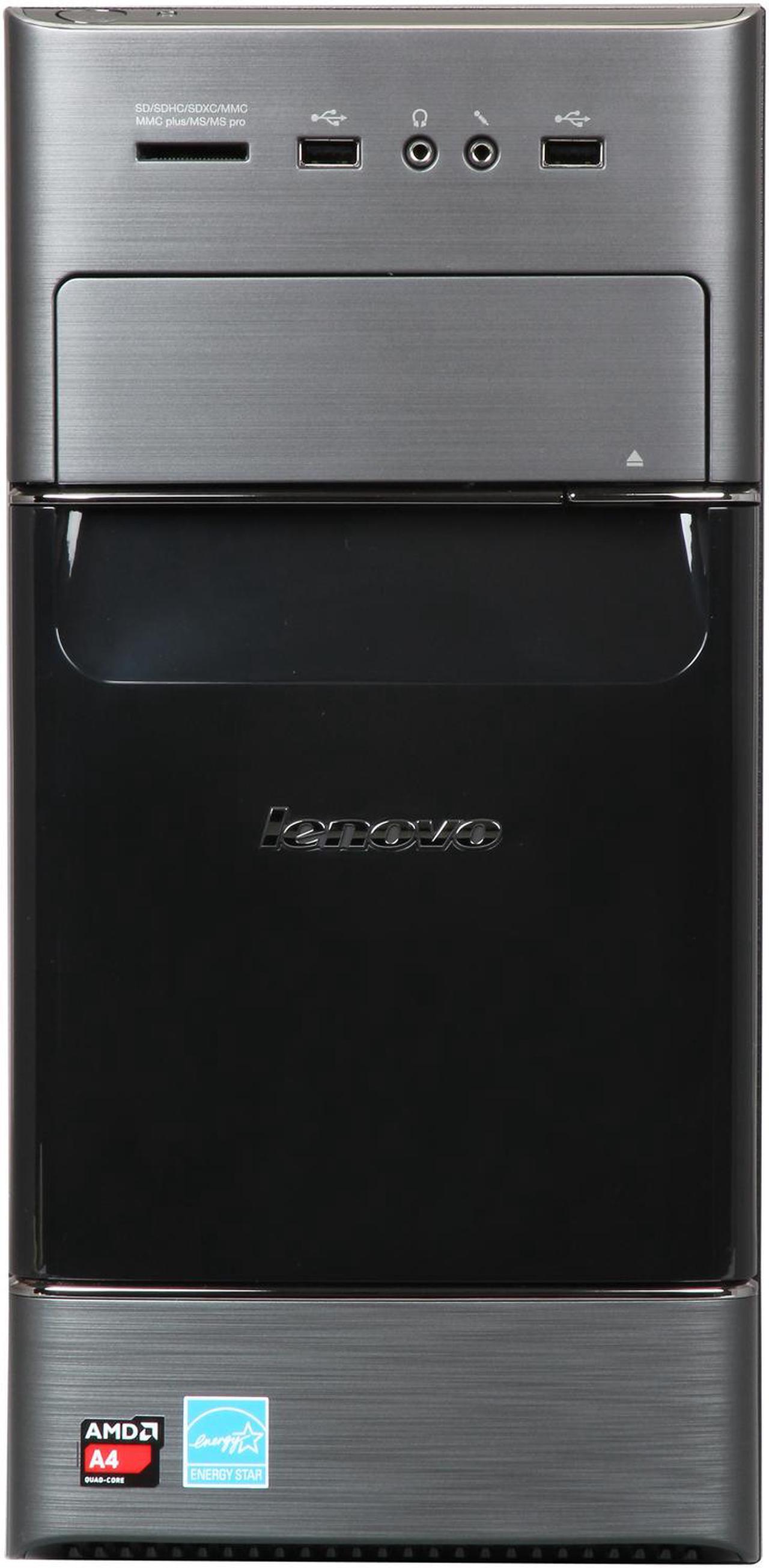 Alt view image 2 of 9 - Lenovo Desktop PC H515 (57321121) AMD A4-5000 4GB DDR3 500GB HDD AMD Radeon HD 8330 Windows 8 64-bit