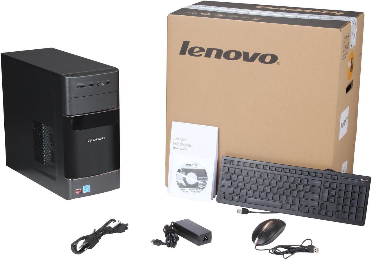 Alt view image 9 of 9 - Lenovo Desktop PC H515 (57321121) AMD A4-5000 4GB DDR3 500GB HDD AMD Radeon HD 8330 Windows 8 64-bit
