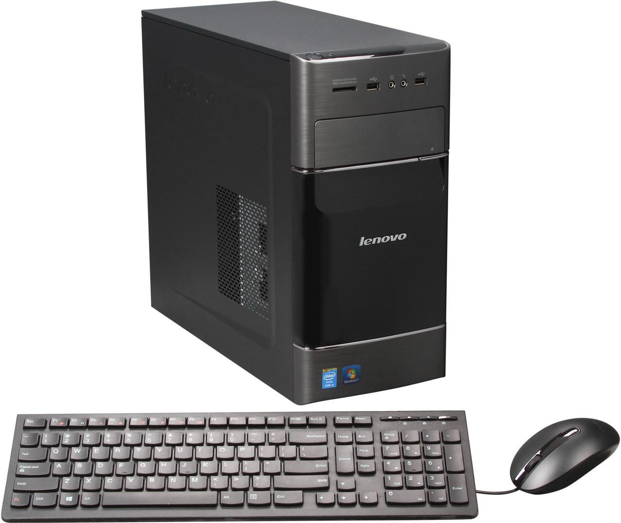 Lenovo Desktop PC H530 57327877 Intel Core i5-4460 8GB DDR3 1TB HDD Intel HD Graphics 4600 Windows 7 Home Premium 64-bit