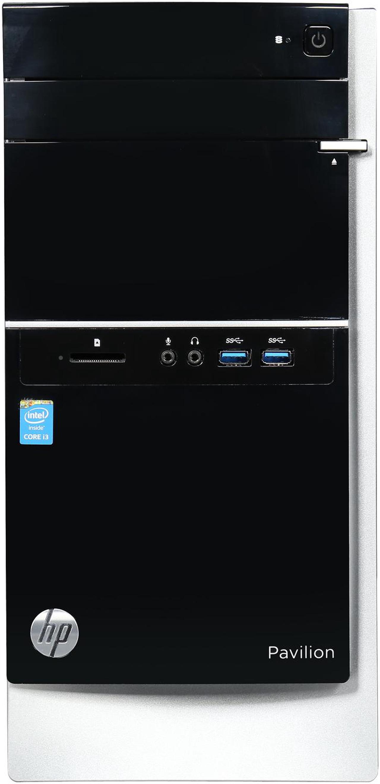 Alt view image 2 of 9 - HP Desktop PC Pavilion 500-267c Intel Core i3-4130 8GB DDR3 1TB HDD Intel HD Graphics 4400 Windows 10 Home