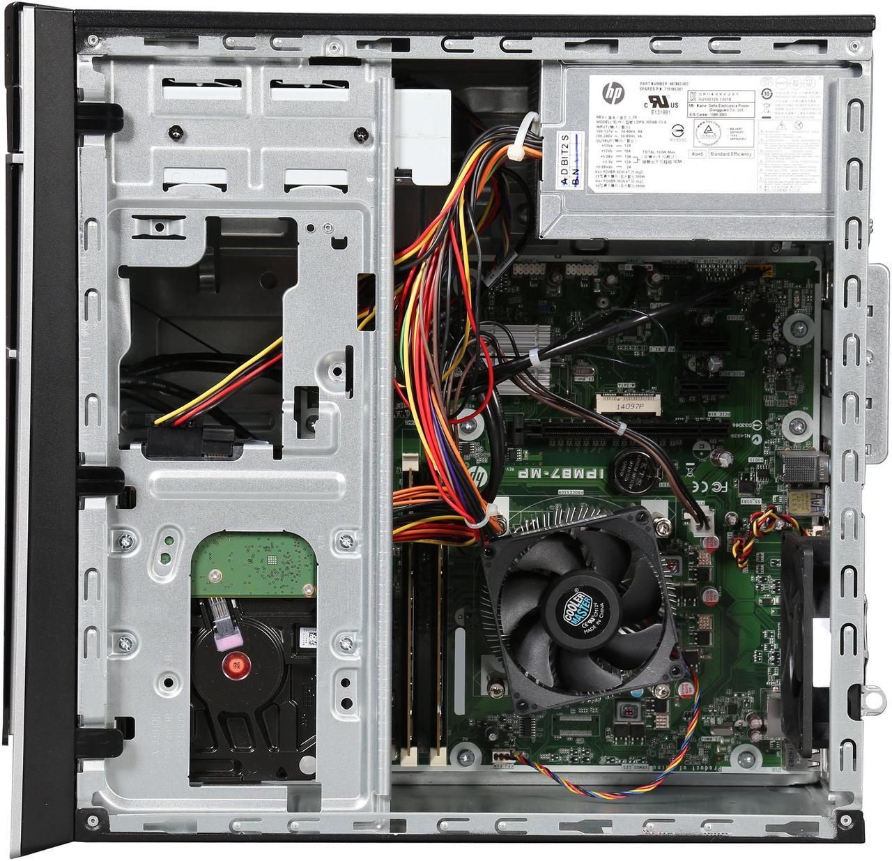 Alt view image 6 of 9 - HP Desktop PC Pavilion 500-267c Intel Core i3-4130 8GB DDR3 1TB HDD Intel HD Graphics 4400 Windows 10 Home