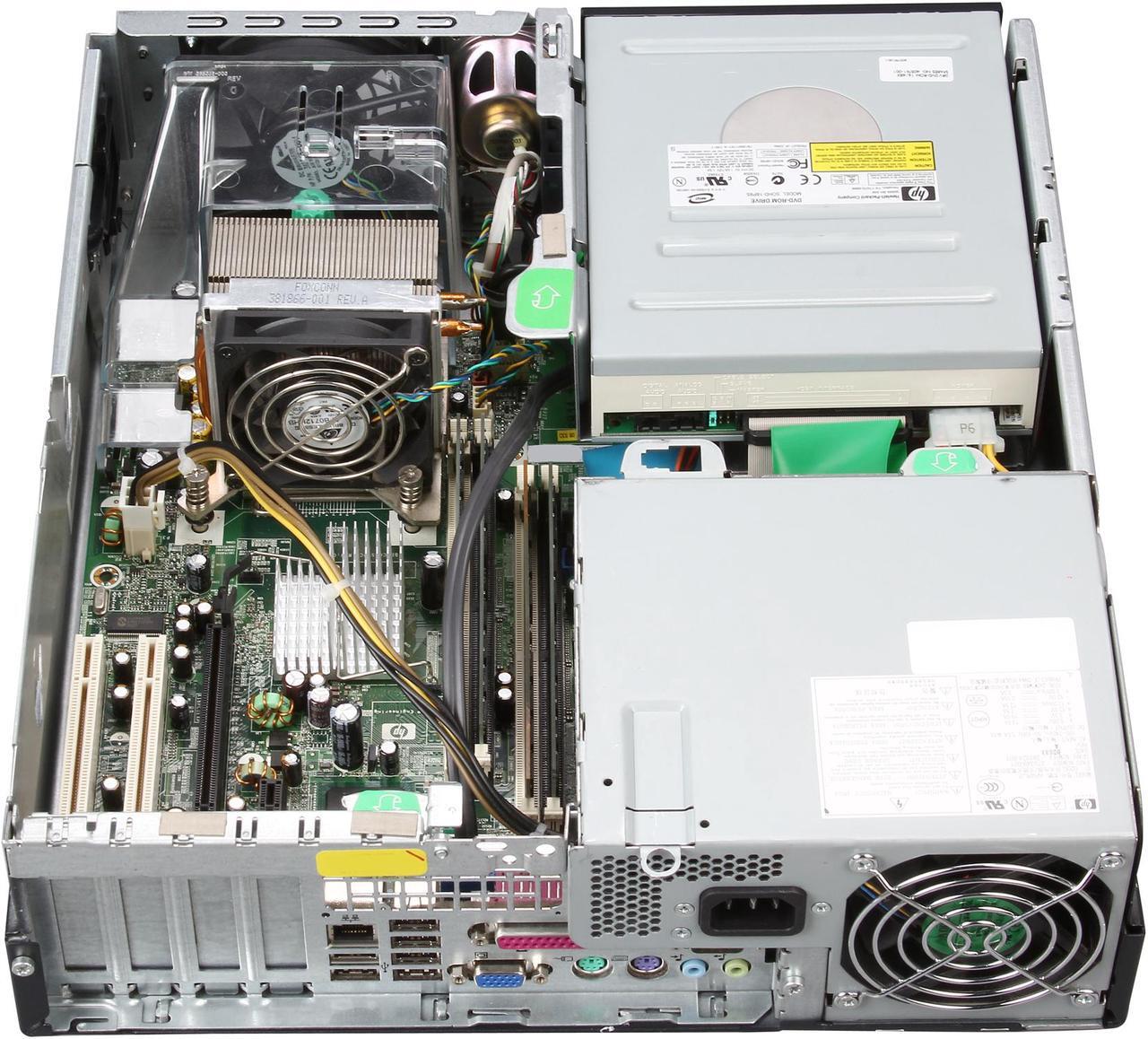 Alt view image 6 of 8 - HP Compaq DC7600 Small Form Factor Desktop PC Intel Pentium 4 3.0Ghz 2GB RAM 160GB HDD DVDROM Windows 7 Home Premium 32 Bit