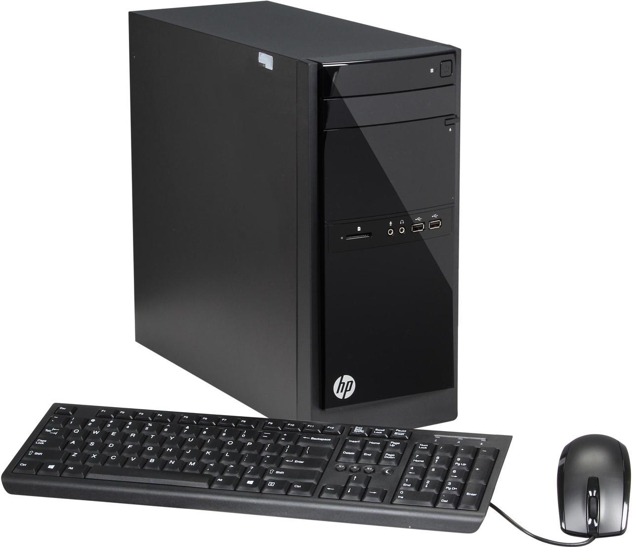 HP Desktop PC 110-210-AVC AMD A4-5000 4GB DDR3 500GB HDD AMD Radeon HD 8330 Windows 8.1