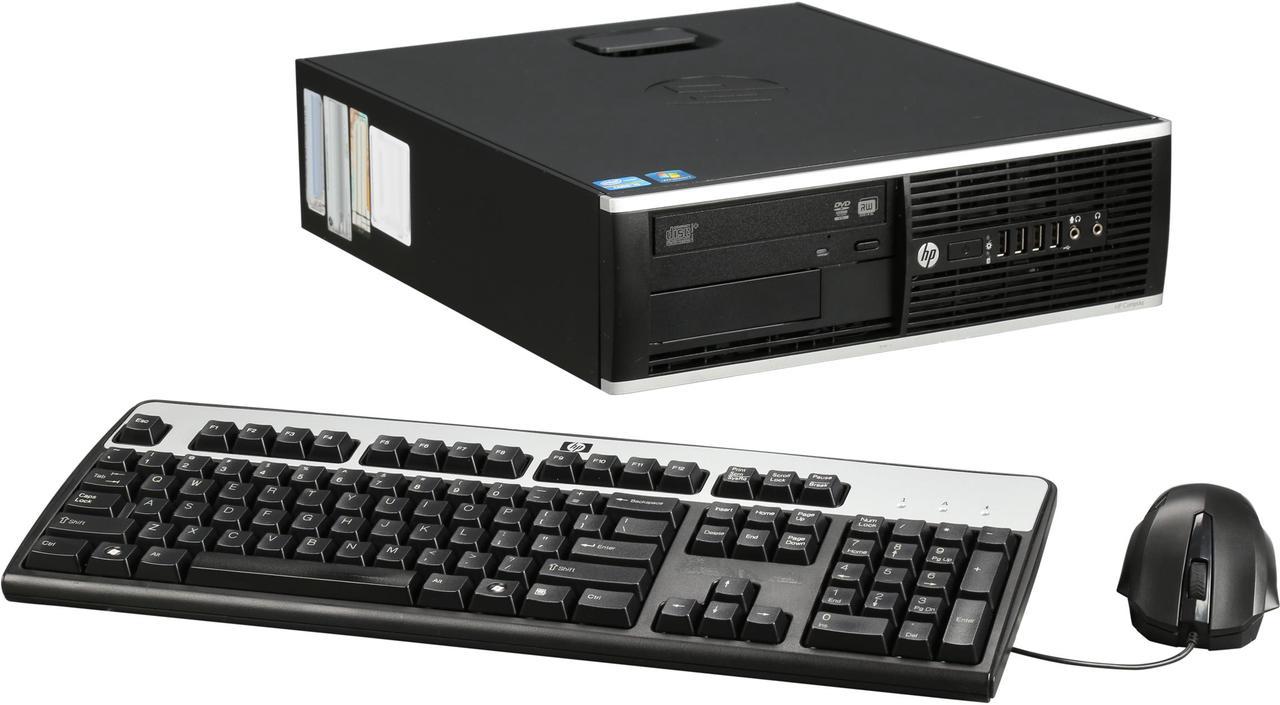 HP 6200 Pro Desktop SFF(small form factor) with Intel Core i5-2400 3.10Ghz (3.40Ghz Turbo), 4GB DDR3 RAM, 250GB HDD, DVDROM, Windows 7 Professional 64 Bit