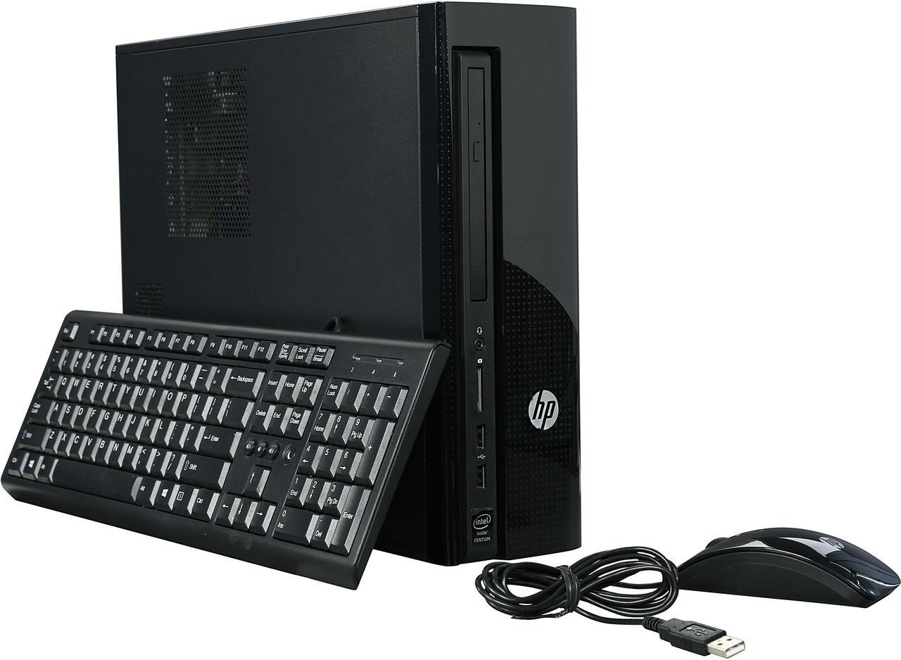 Main image of HP Desktop Computer 450-A24 Pentium J2900 (2.41 GHz) 4 GB DDR3 1 TB HDD Intel HD Graphics Windows 10 Home (Certified Refurbished, Grade A)