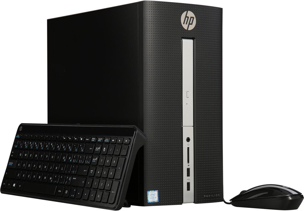 HP Desktop Computer Pavilion 510-p009 Intel Core i5-6400T 12GB DDR4 2TB HDD Windows 10 Home 64-Bit