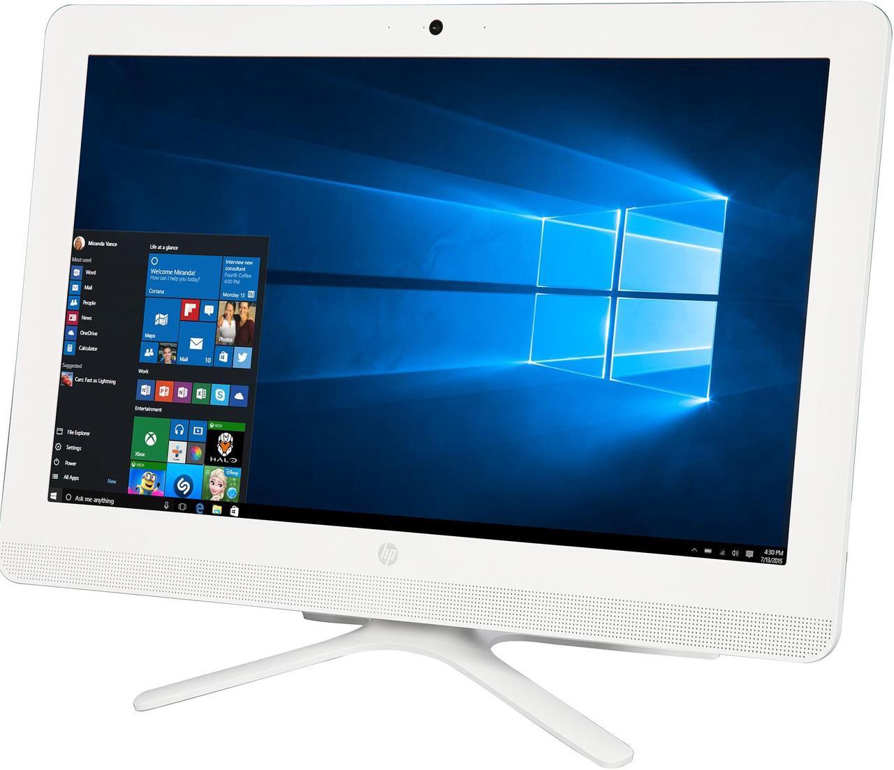 Main image of HP All-in-One Computer Pavilion 22-b010 A6-Series APU A6-7310 (2.00 GHz) 4 GB DDR3L 1 TB HDD 21.5" Windows 10 Home 64-Bit (Certified Refurbished, Grade A)