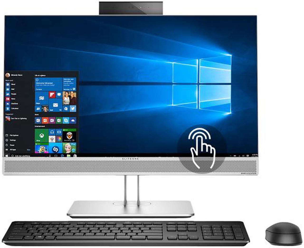 HP All-in-One Computer EliteOne 800 G3 Intel Core i5-7500 8GB DDR4 1TB HDD 23.8" Touchscreen Windows 10 Professional 64-bit