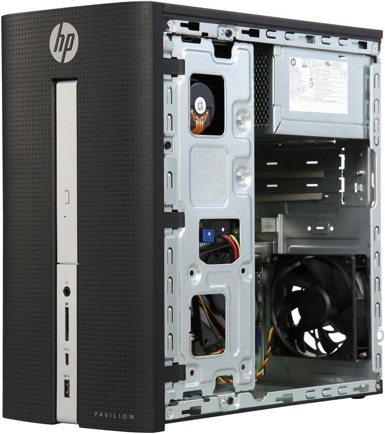 Alt view image 8 of 9 - HP Desktop Computer Pavilion 570-p014 A10-Series APU A10-9700 (3.50 GHz) 8 GB 1 TB HDD AMD Radeon R7 Windows 10 Home 64-Bit (Certified Refurbished, Grade A)