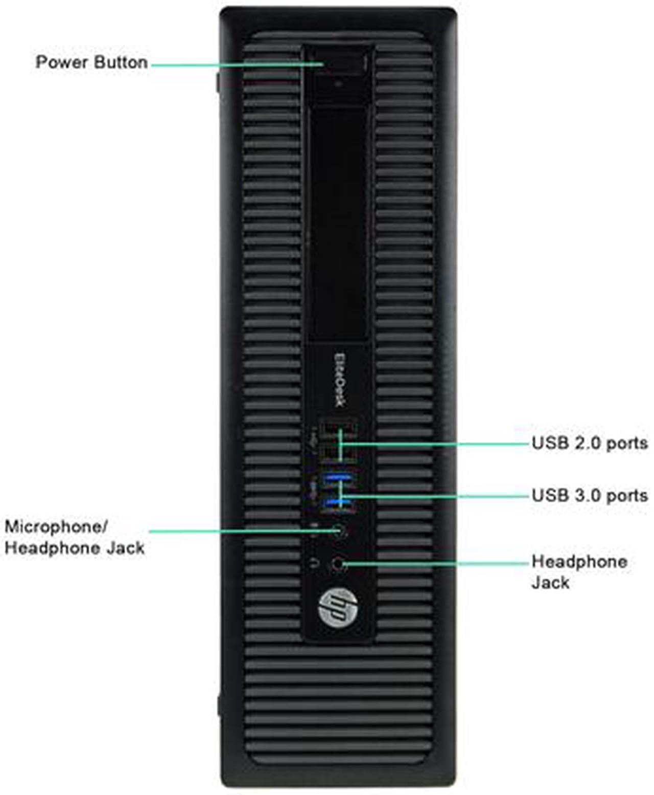 Alt view image 2 of 3 - HP 800 G1 Desktop Computer Intel Core i5 4th Gen 4570 (3.20 GHz) 8 GB 500 GB HDD Windows 10 Pro 64-Bit A Grade