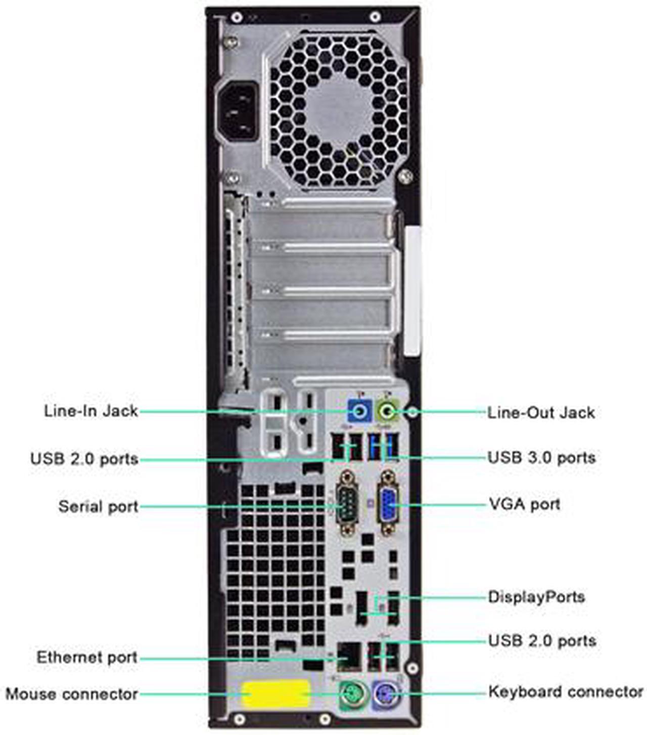 Alt view image 3 of 3 - HP 800 G1 Desktop Computer Intel Core i5 4th Gen 4570 (3.20 GHz) 8 GB 500 GB HDD Windows 10 Pro 64-Bit A Grade