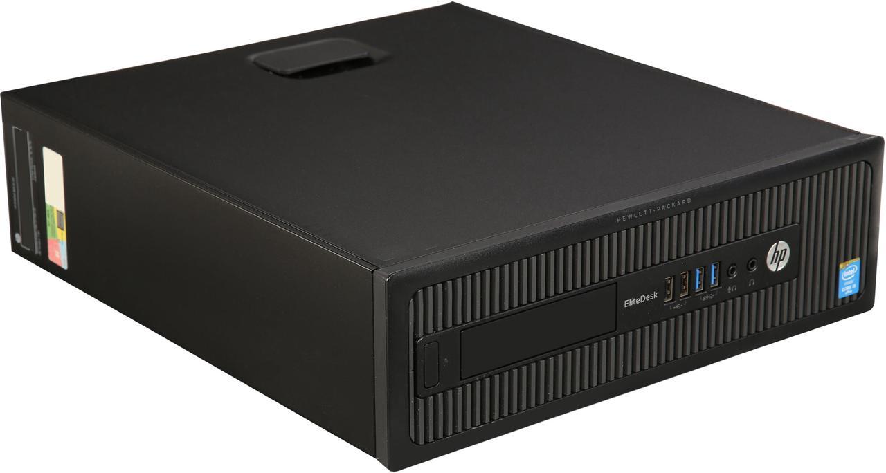 HP Desktop Computer EliteDesk 800 G1 Intel Core i5 4th Gen 4670 (3.40 GHz) 8 GB DDR3 500 GB HDD Windows 10 Pro 64-bit 1 Year Warranty