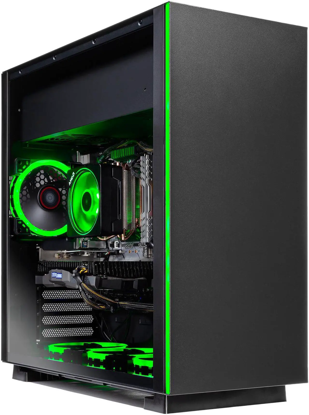 Alt view image 3 of 10 - Skytech Gaming Desktop ST-ORACLEX-2700X-2070-1SSD-16G3-NE AMD Ryzen 7 2700X 16GB DDR4 1TB SSD GeForce RTX 2070 Windows 10 Home 64-bit