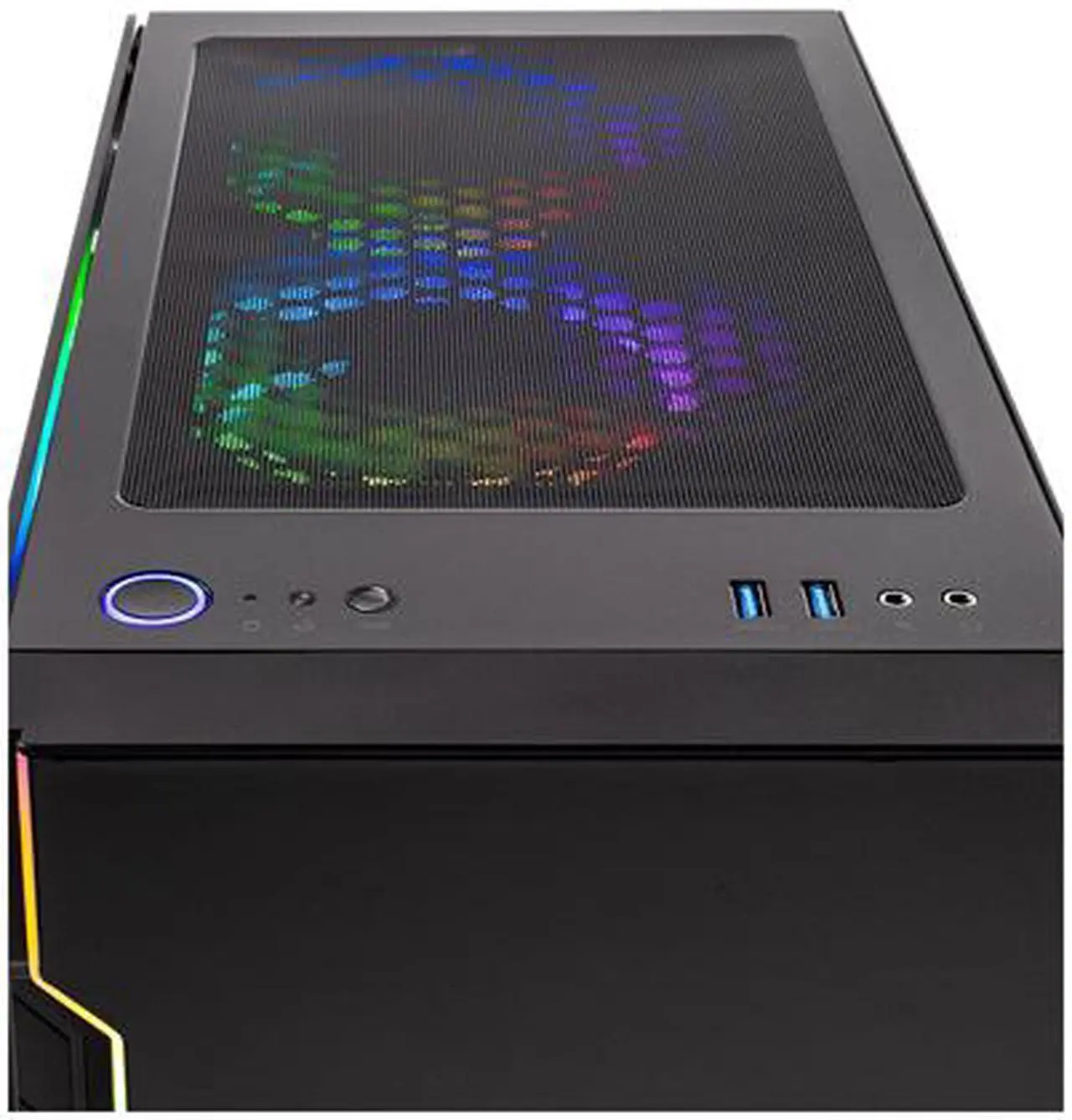 Alt view image 3 of 10 - Skytech - Gaming Desktop PC - AMD Ryzen 7 2700 (8-Core 3.2 GHz), NVIDIA GeForce RTX 2060 SUPER (8 GB), 16 GB DDR4, 500 GB SSD, AMD B450, Windows 10 Home 64-bit, Shadow