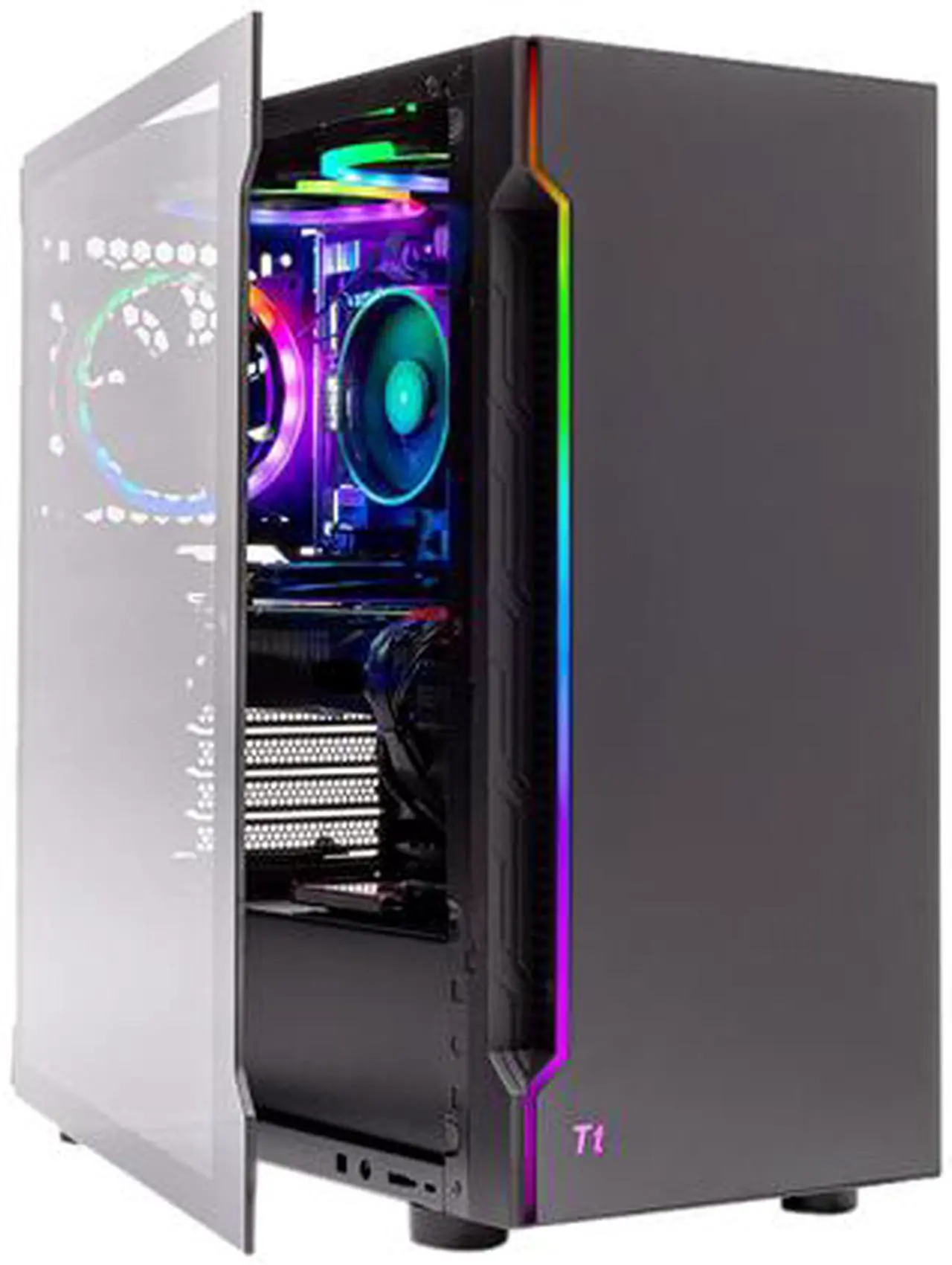 Alt view image 9 of 10 - Skytech - Gaming Desktop PC - AMD Ryzen 7 2700 (8-Core 3.2 GHz), NVIDIA GeForce RTX 2060 SUPER (8 GB), 16 GB DDR4, 500 GB SSD, AMD B450, Windows 10 Home 64-bit, Shadow