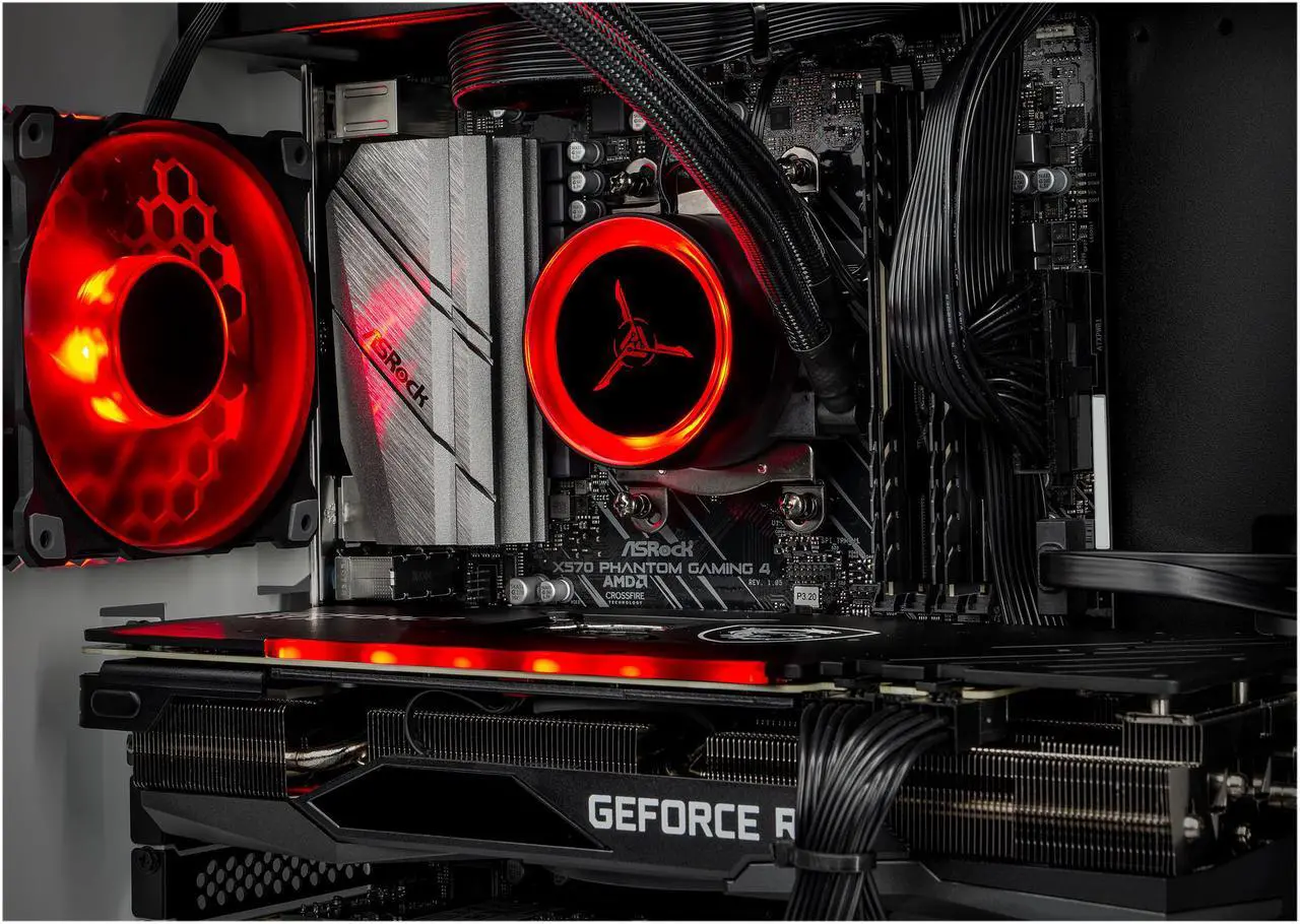 Alt view image 7 of 7 - Skytech OMEGA Gaming PC Desktop - AMD Ryzen 7 5800X 3.80 GHz, RTX 3070 8 GB GDDR6, 1 TB Gen4 SSD, 16 GB DDR4 3200, X570 Motherboard, 750W Gold PSU, 360mm AIO, AC Wi-Fi, Windows 10 Home 64-bit