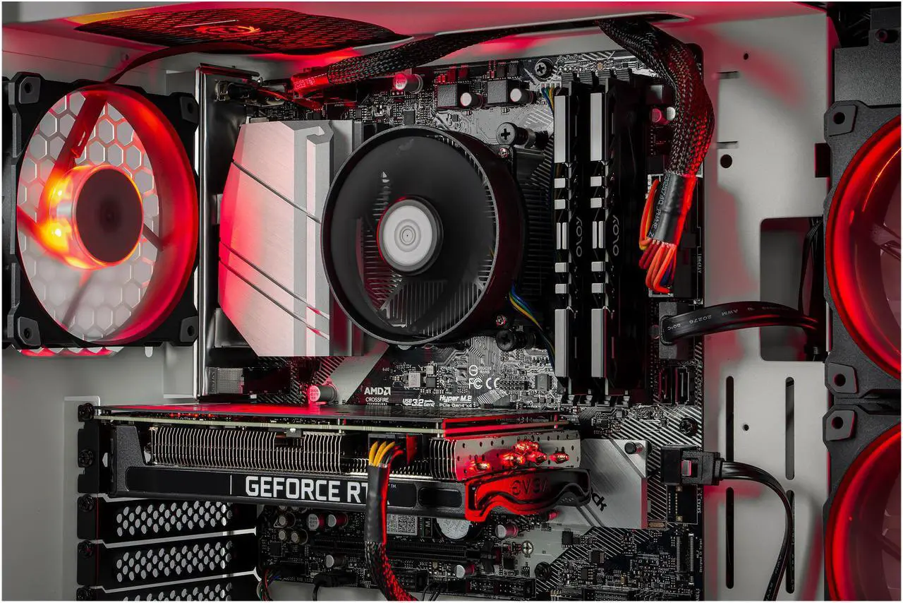 Alt view image 7 of 8 - Skytech Shiva - AMD Ryzen 5 5600X - GeForce RTX 3070 - 16 GB DDR4 - 1 TB NVMe SSD - Windows 10 Home - Gaming Desktop