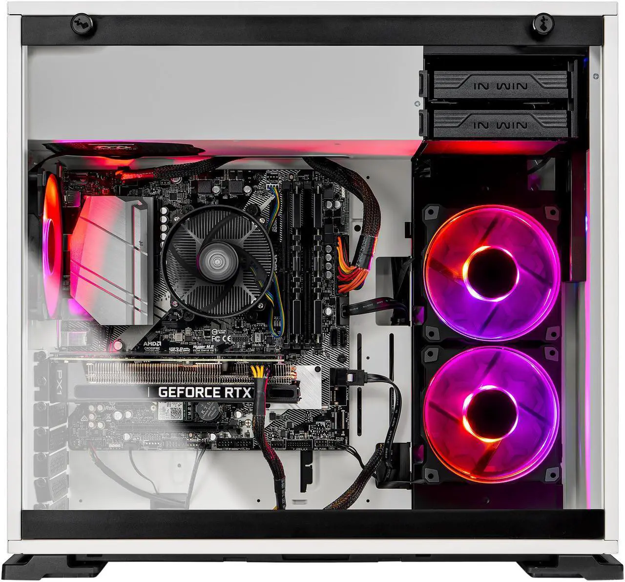 Alt view image 5 of 8 - Skytech Shiva - AMD Ryzen 5 5600X - GeForce RTX 3070 - 16 GB DDR4 - 1 TB NVMe SSD - Windows 10 Home - Gaming Desktop