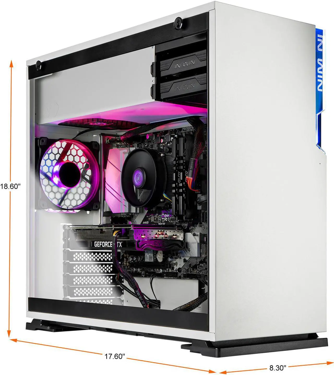 Alt view image 2 of 8 - Skytech Shiva - AMD Ryzen 5 5600X - GeForce RTX 3070 - 16 GB DDR4 - 1 TB NVMe SSD - Windows 10 Home - Gaming Desktop