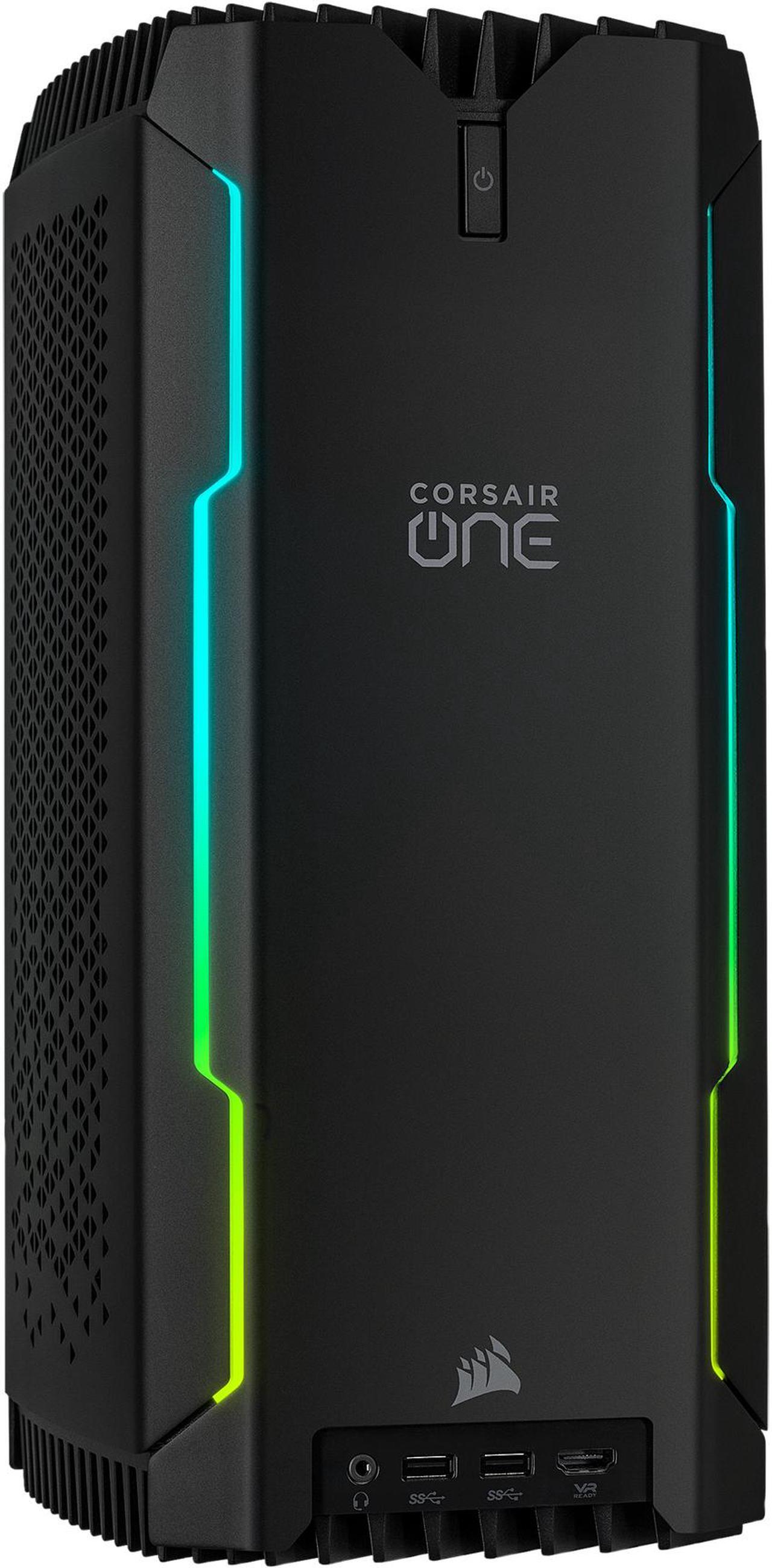 Main image of CORSAIR ONE i164 Compact Gaming PC - Intel Core i9-9900K (8-Core) - NVIDIA GeForce RTX 2080 Ti 11 GB GDDR6 - 32 GB DDR4 RAM - 960 GB M.2 PCIe SSD 2 TB HDD - Windows 10 Home