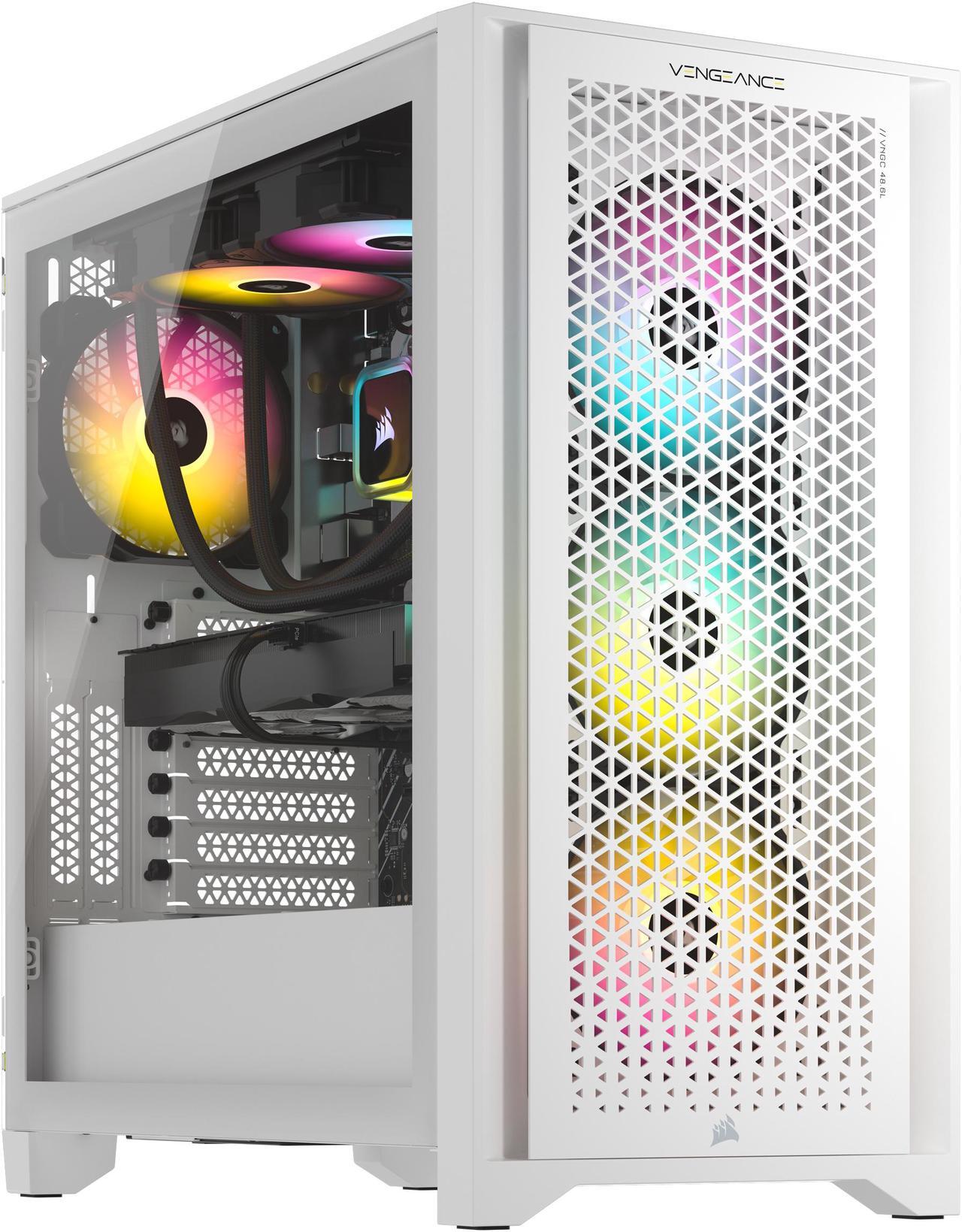 Alt view image 2 of 8 - Corsair Gaming Desktop VENGEANCE i7500 CS-9050094-NA Intel Core i5-14600KF 32GB DDR5 1TB PCIe SSD GeForce RTX 4070 SUPER Windows 11 Home 64-bit