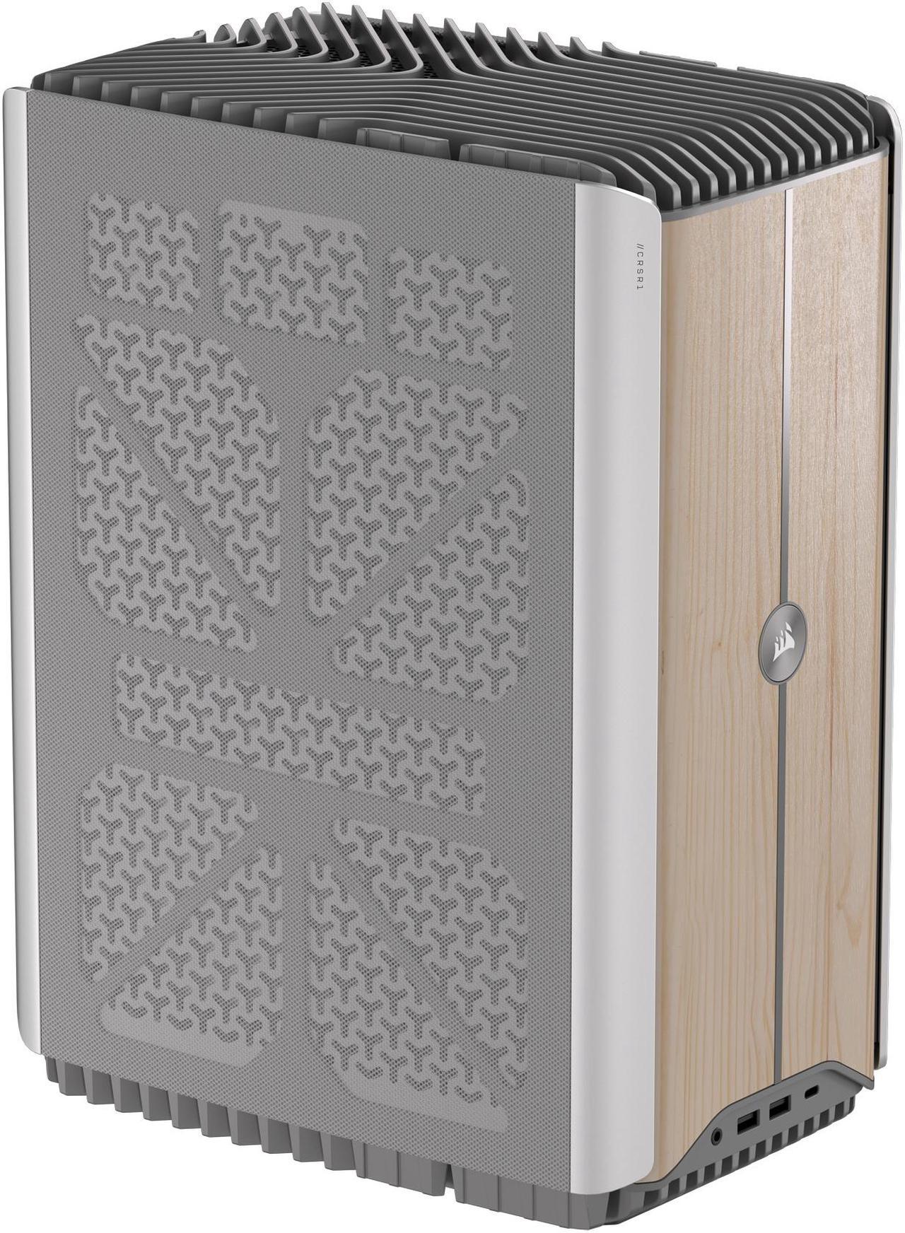 Alt view image 2 of 12 - CORSAIR ONE i500 Wood Bright PC - Liquid Cooled Intel Core i9 14900K CPU - Liquid Cooled NVIDIA GeForce RTX 4090 Graphics - 64GB CORSAIR VENGEANCE DDR5 Memory