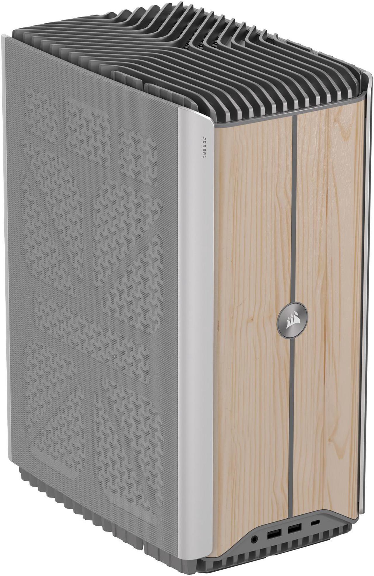 Alt view image 3 of 12 - CORSAIR ONE i500 Wood Bright PC - Liquid Cooled Intel Core i9 14900K CPU - Liquid Cooled NVIDIA GeForce RTX 4090 Graphics - 64GB CORSAIR VENGEANCE DDR5 Memory