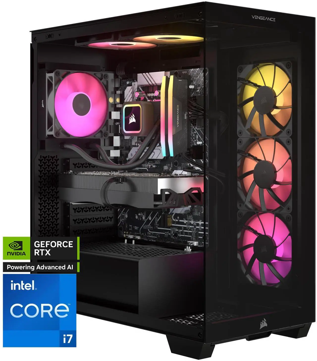 CORSAIR VENGEANCE i7500 Series Gaming PC - Liquid Cooled Intel Core i7 ...