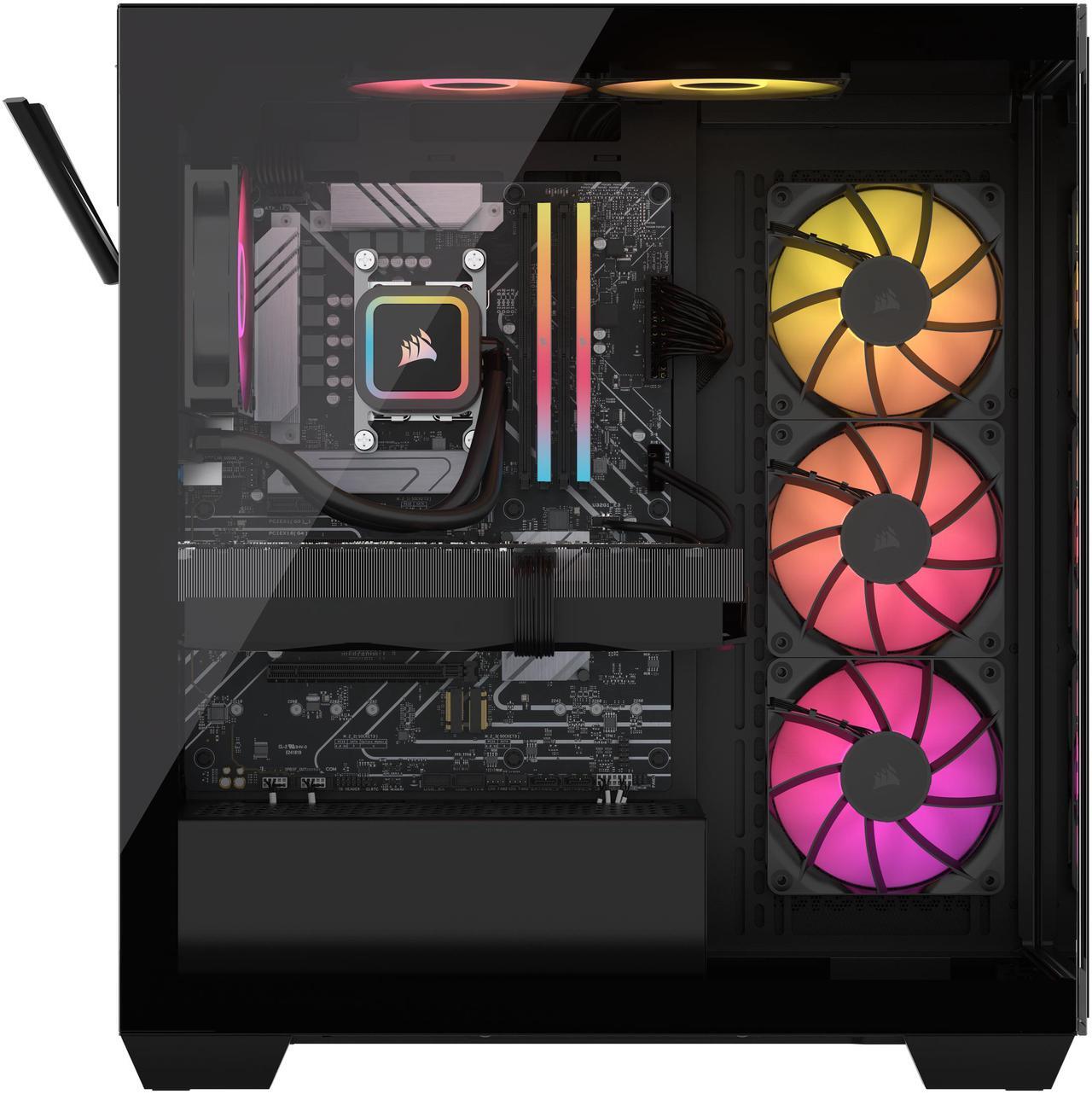 Alt view image 7 of 8 - CORSAIR VENGEANCE a7400 Series Gaming PC - Liquid Cooled AMD Ryzen 7 7800X3D CPU - NVIDIA GeForce RTX 5070Ti Graphics - 32GB CORSAIR VENGEANCE RGB DDR5 Memory