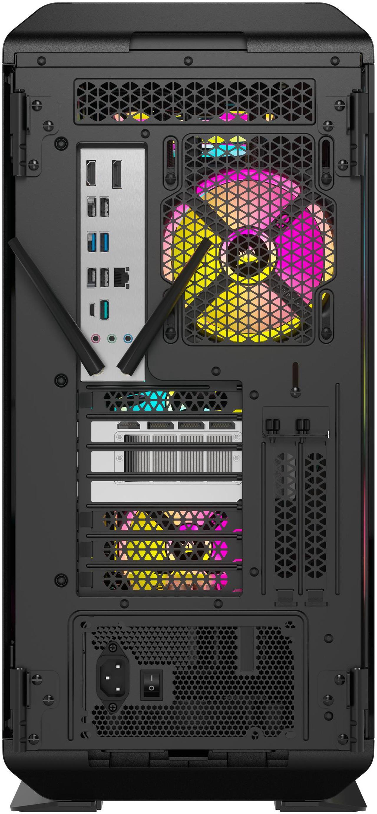 Alt view image 4 of 8 - CORSAIR VENGEANCE i8200 Series Gaming PC - Liquid Cooled Intel Core i9 14900KF CPU - NVIDIA GeForce RTX 5080 Graphics - 64GB CORSAIR DOMINATOR TITANIUM RGB DDR5 Memory
