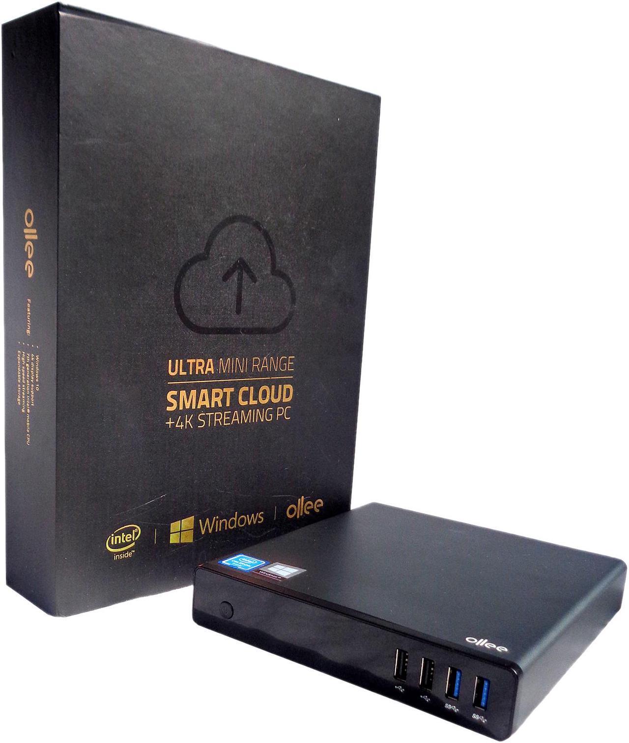 Alt view image 11 of 13 - Ollee Ultra Mini Smart Cloud PC MAPMG128 Celeron N3350 (up to 2.4 GHz) 4 GB DDR3L 32 GB eMMC 128 GB SSD Intel HD Graphics 500 Windows 10 Pro