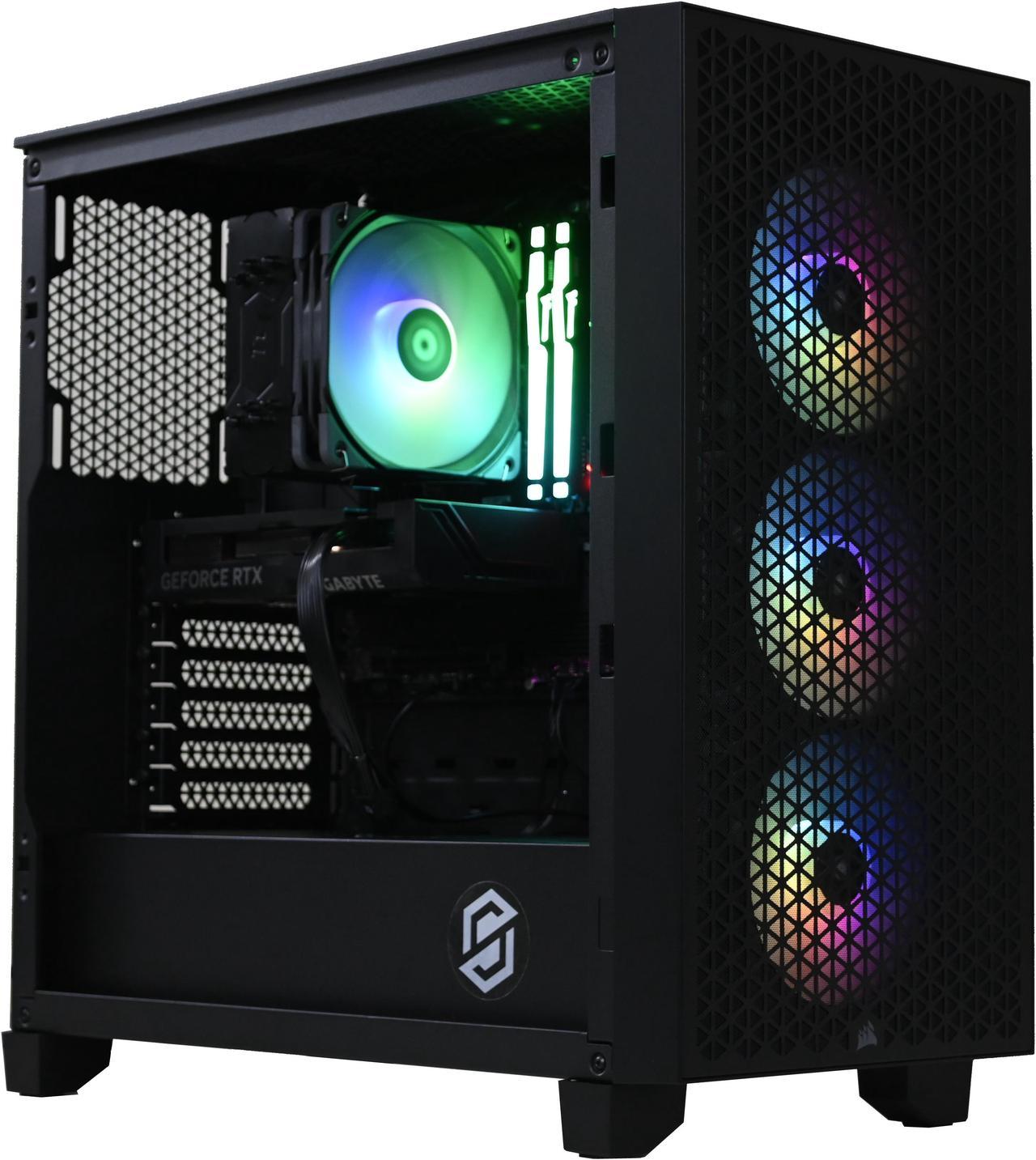 Stoneforged Stiletto Gaming PC, AMD Ryzen 5 7600X, NVIDIA GeForce RTX 4060TI, 16GB DDR5 5200 RGB, 1TB SSD NVMe, 700W 80+, Windows 11 Home