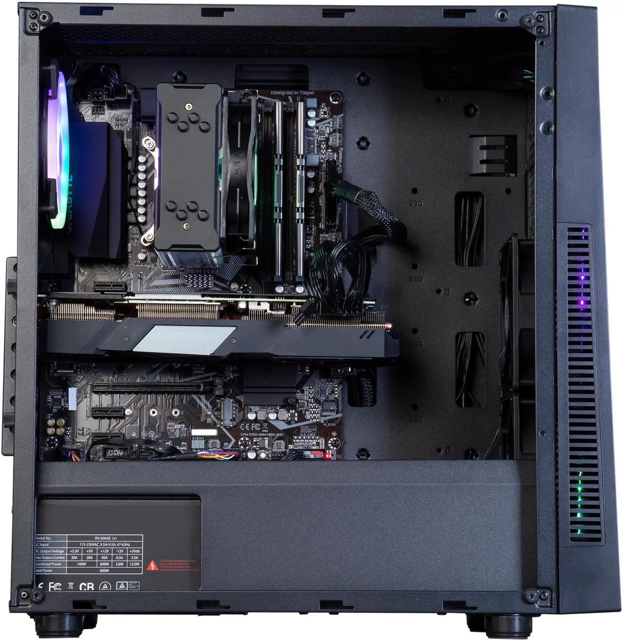 Alt view image 4 of 7 - ABS Gladiator Gaming PC - Intel i7 10700K - GeForce RTX 2070 Super - 16GB DDR4 - 1TB SSD