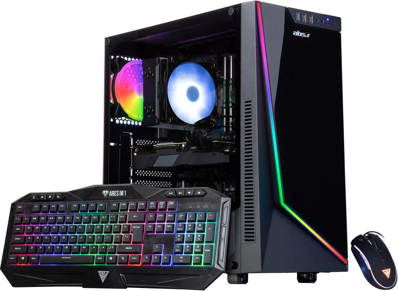 Alt view image 2 of 7 - ABS Gladiator Gaming PC - Intel i7 10700K - GeForce RTX 2070 Super - 16GB DDR4 - 1TB SSD