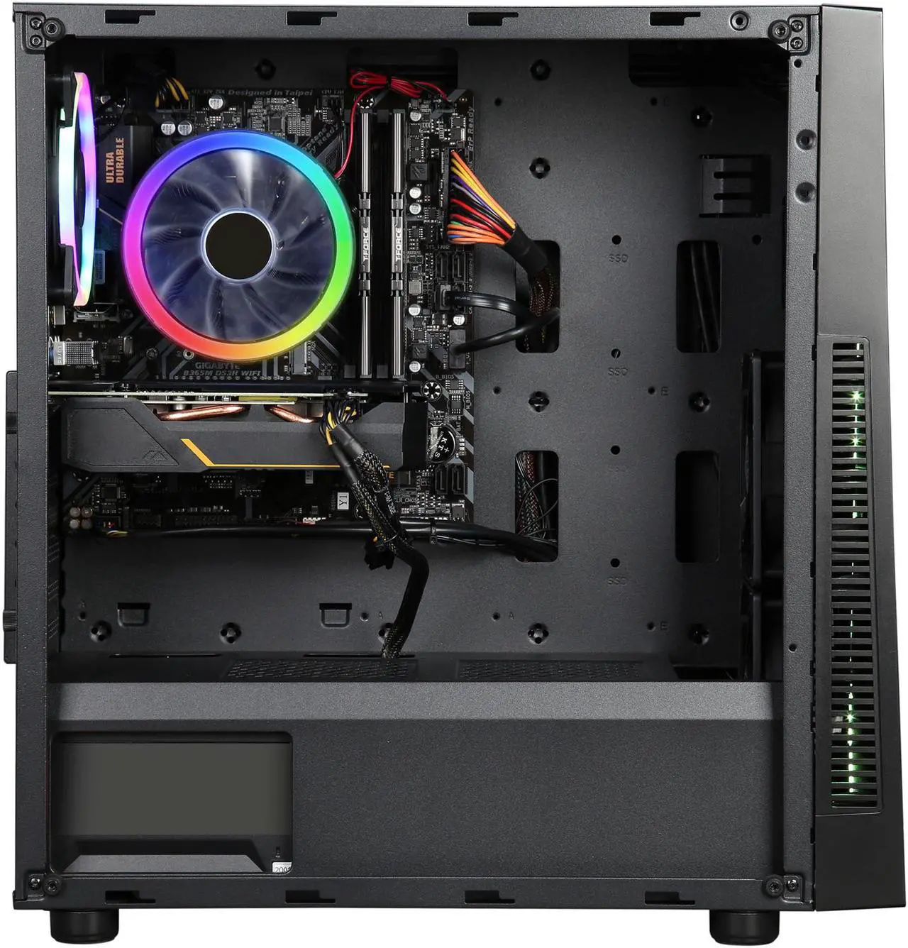 Alt view image 4 of 6 - ABS Master Gaming PC - Intel i7 10700 - GeForce RTX 2060 SUPER - 16GB DDR4 - 512GB SSD