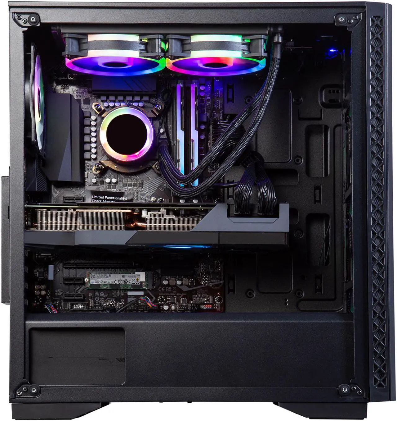 Alt view image 3 of 6 - ABS Gladiator Gaming PC - Intel i9-10850K - GeForce RTX 3080 - G.Skill TridentZ RGB 32GB DDR4 3200MHz - 1TB M.2 NVMe SSD