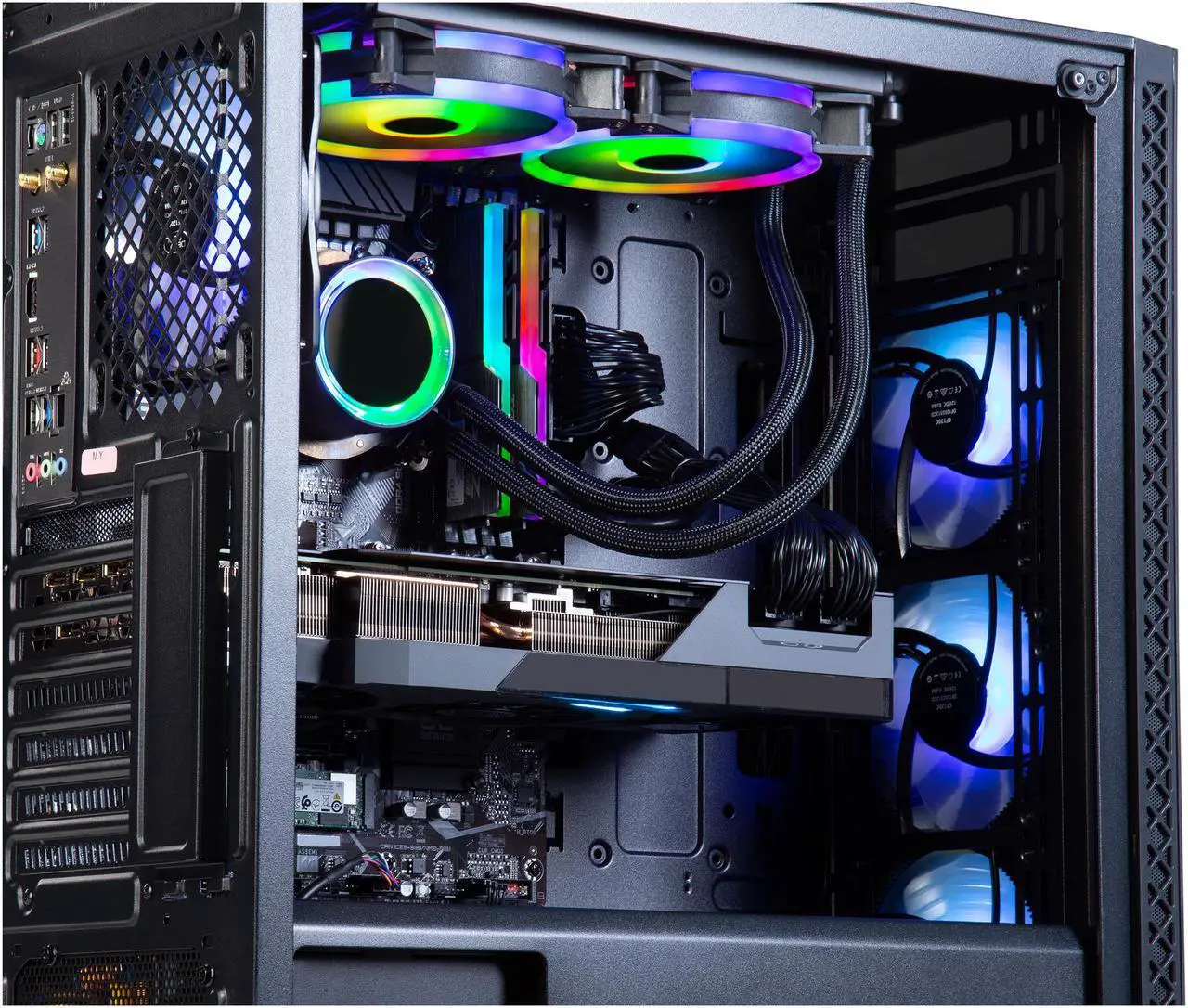 Alt view image 4 of 6 - ABS Gladiator Gaming PC - Intel i9-10850K - GeForce RTX 3080 - G.Skill TridentZ RGB 32GB DDR4 3200MHz - 1TB M.2 NVMe SSD