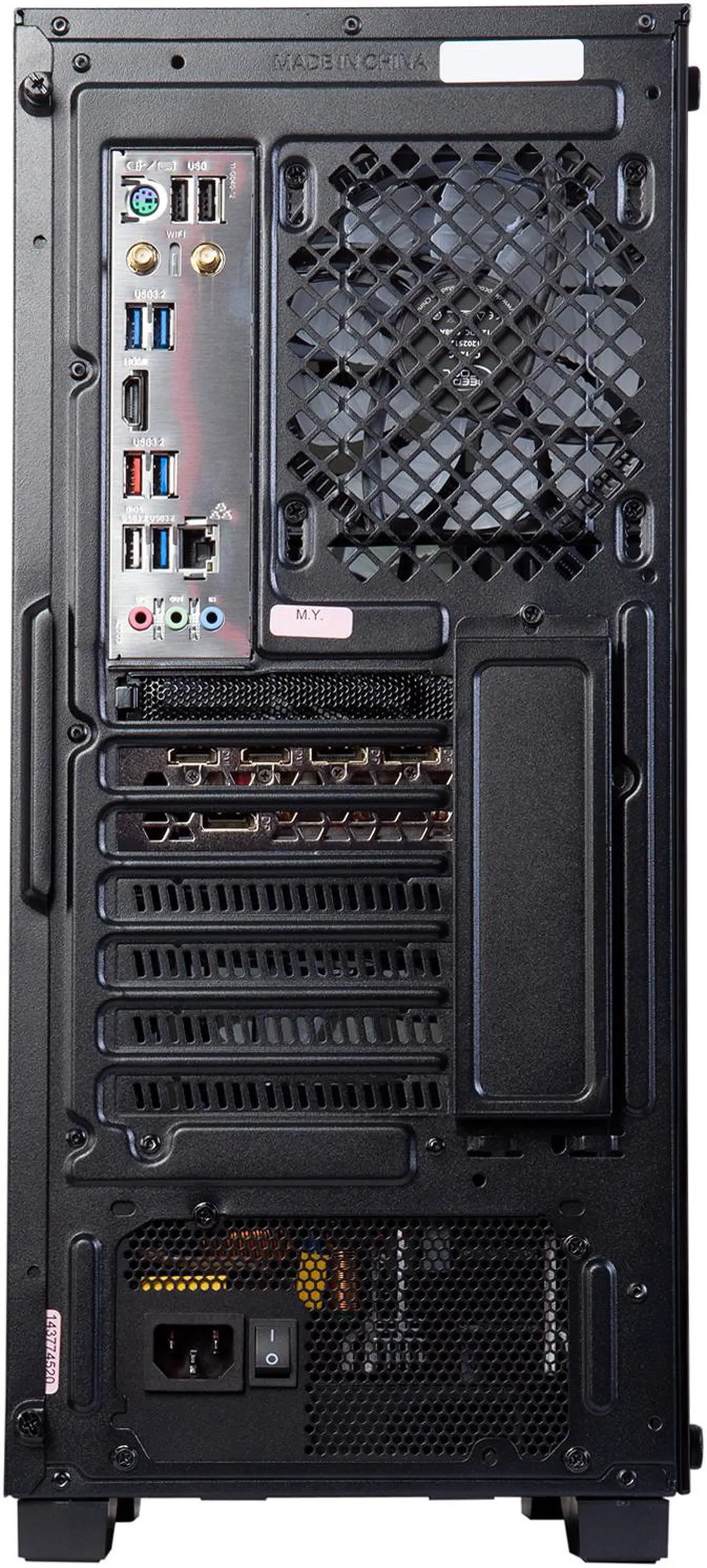 Alt view image 5 of 6 - ABS Gladiator Gaming PC - Intel i9-10850K - GeForce RTX 3080 - G.Skill TridentZ RGB 32GB DDR4 3200MHz - 1TB M.2 NVMe SSD